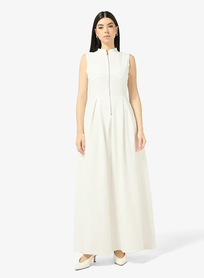 ايلا A-line Dress With Zipper Detail